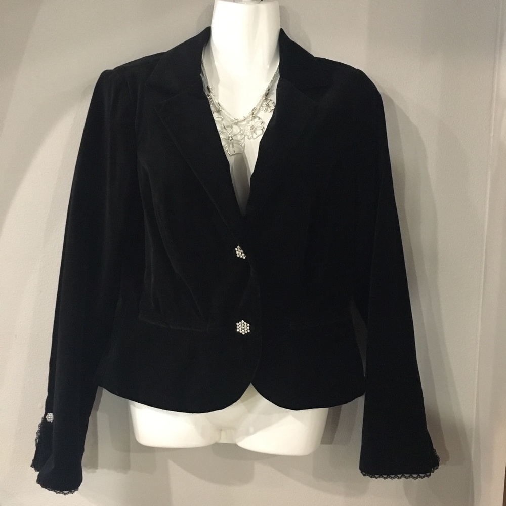 Old Navy med Black Velvet Blazer